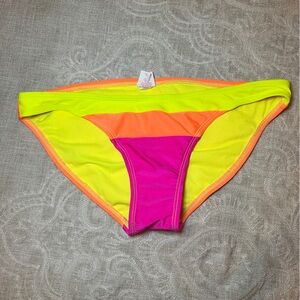 Juniors size M Xhilaration bikini bottoms - neon, yellow, orange pink NWOT